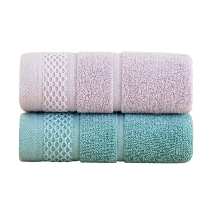 Home Bathroom Ideas - 2pcs Luxurious Cotton Towel Set Ultra