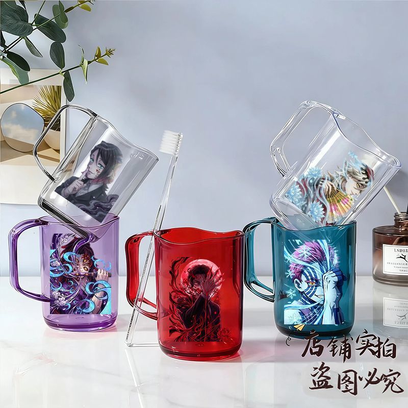 Japan Bathroom.Home - Demon Slayer Anime Cartoon Mouthwash Cup