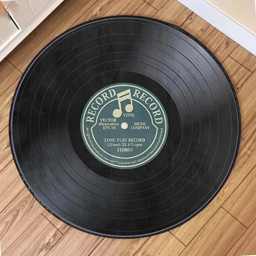 Home Bathroom Ideas - 1pc Luxury Vinyl Record Ideas Pattern