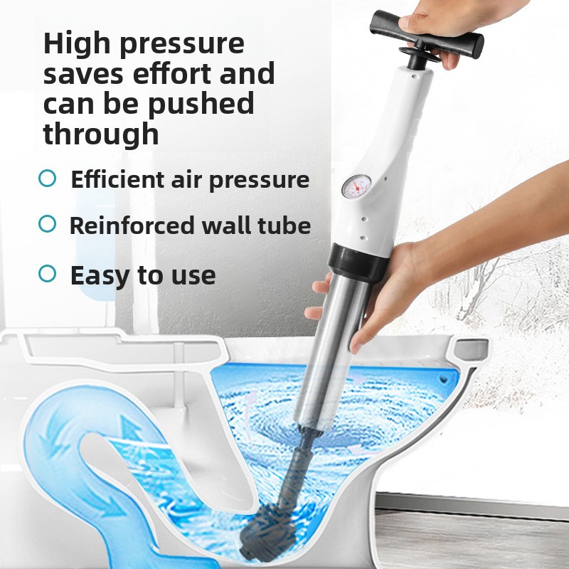 Plunger Toilet - Pneumatic Toilet Plunger, Air Pressure Drain