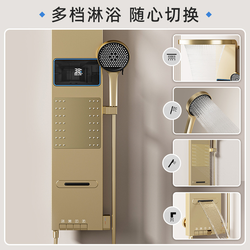Space-Gray Smart Digital Displ – Home Bathroom Shower Bewertung und Preis
