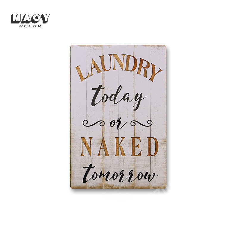 Slogan Metal Tin Sign Laundry  – Home Bathroom Furniture Bewertung und Preis