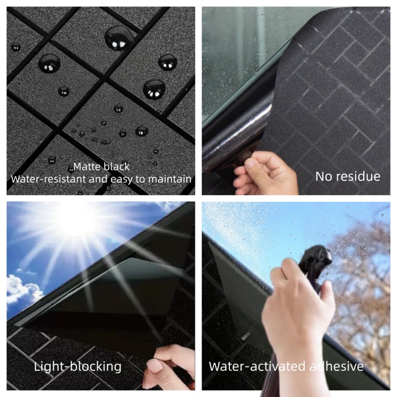 Privacy Blackout Window Film S – Home Bathroom Window Tint Bewertung und Preis