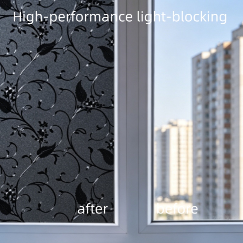 Privacy Blackout Window Film S – Home Bathroom Window Tint Bewertung und Preis