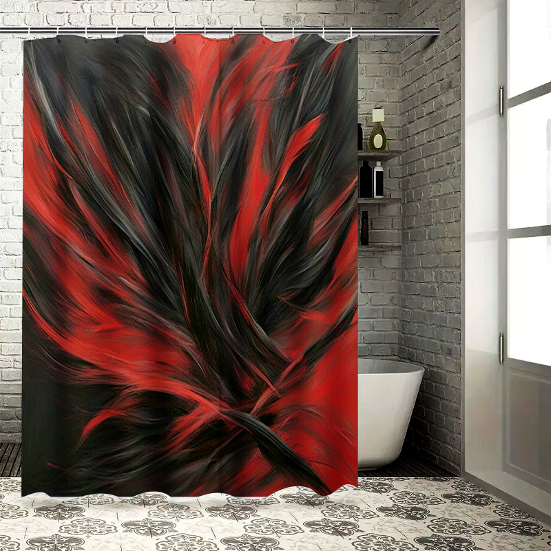 Red and Black Abstract Print S – Home Bathroom Ideas Bewertung und Preis