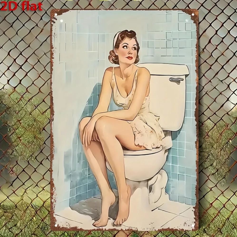 Vintage Bathroom Wall Art, Ret – Home Toilet Bathroom Design Bewertung und Preis