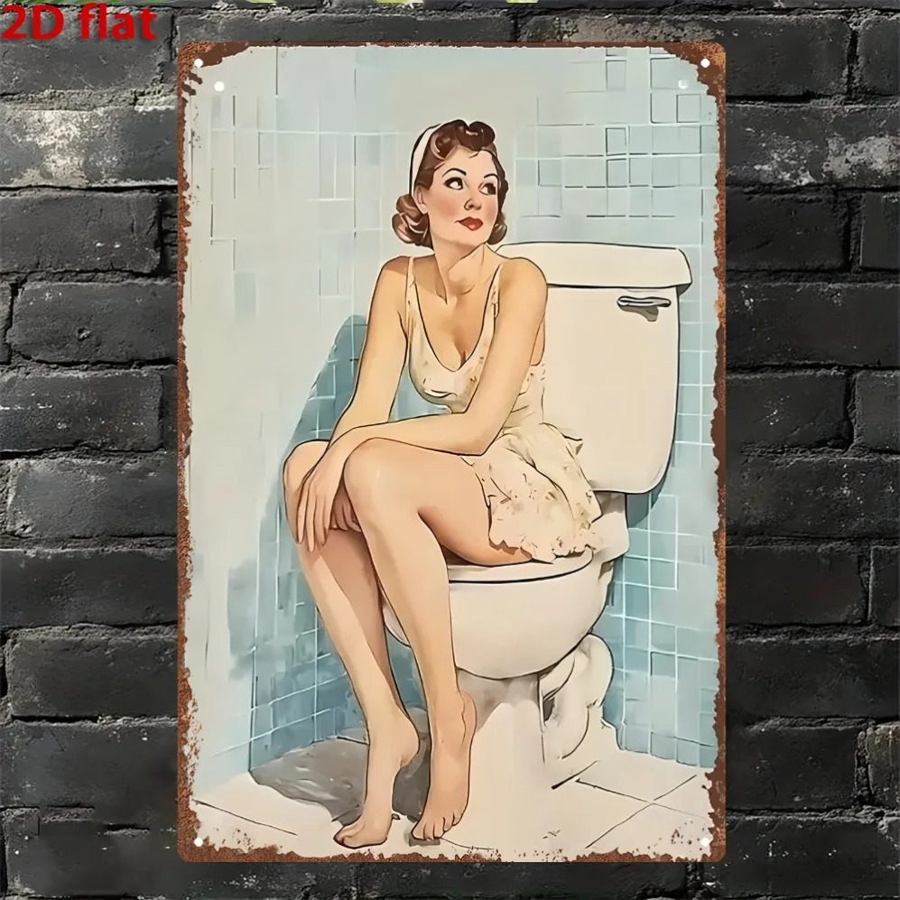 Vintage Bathroom Wall Art, Ret – Home Toilet Bathroom Design Bewertung und Preis
