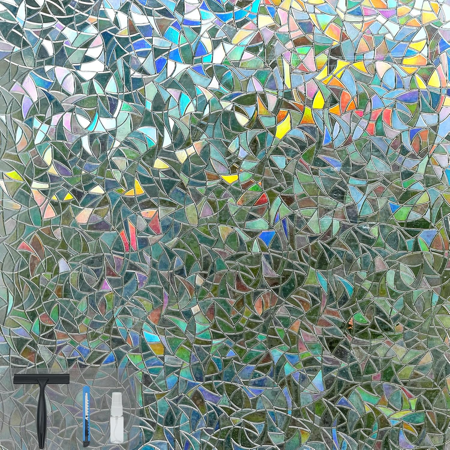 Rainbow Window Cling Privacy F – Home Bathroom Window Tint Bewertung und Preis
