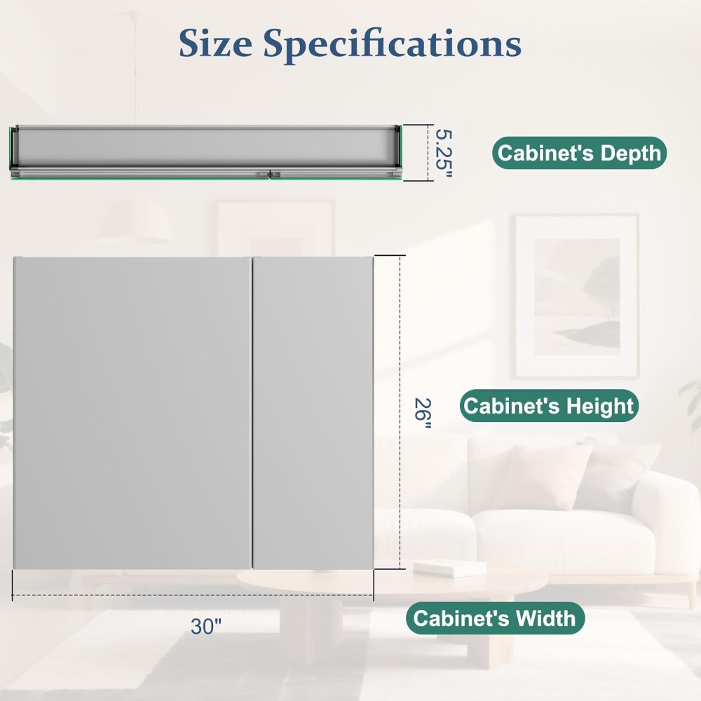Bathroom Medicine Cabinet with – Home Bathroom Furniture Bewertung und Preis