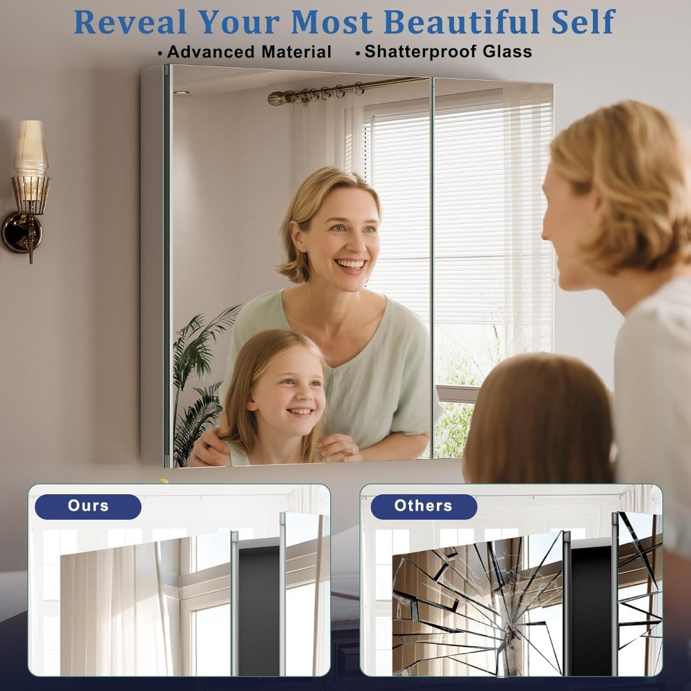 Bathroom Medicine Cabinet with – Home Bathroom Furniture Bewertung und Preis