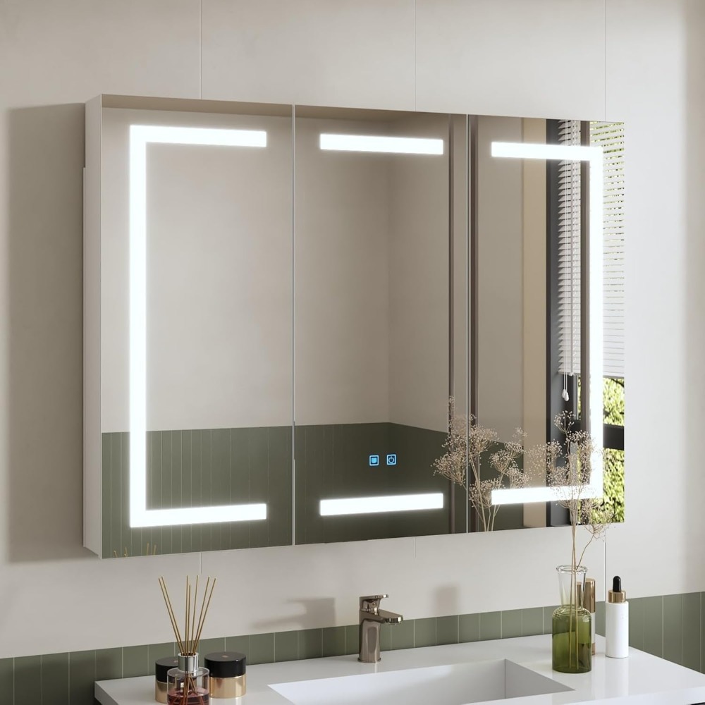 Lighted Medicine Cabinet with  – Home Bathroom Furniture Bewertung und Preis
