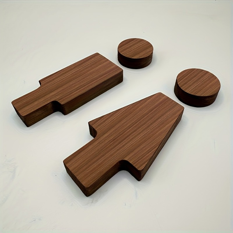 2PCS Wooden Bathroom Sign for  – Home Bathroom Accessories Bewertung und Preis