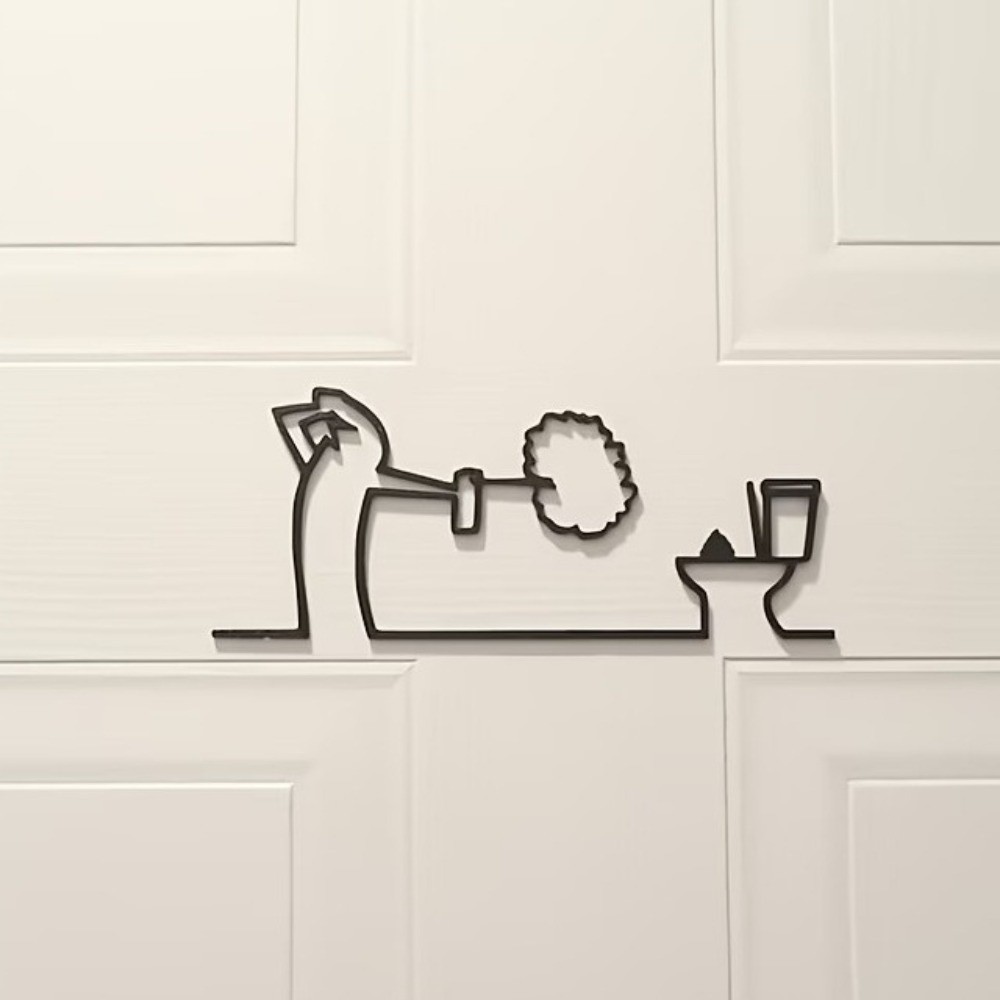 Wall Hanging 2D Flat Metal Bat – Home Toilet Bathroom Design Bewertung und Preis