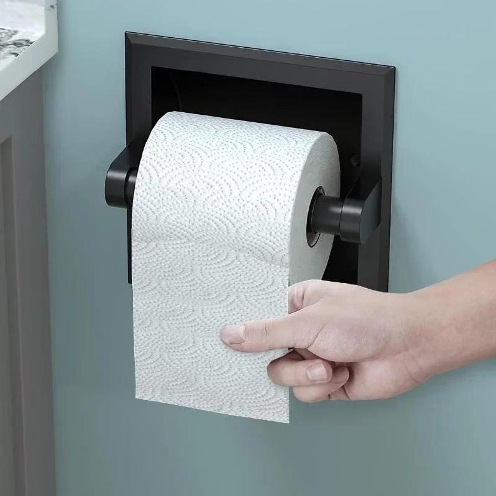 1 Pcs Black Metal Toilet Paper – Toilet Paper Holder Bewertung und Preis