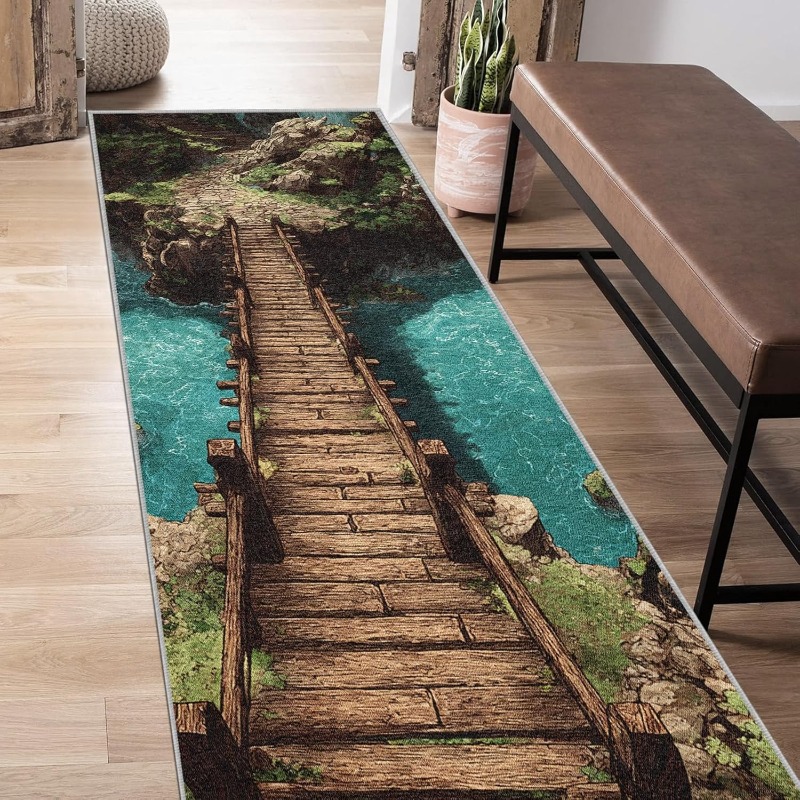 3D Optical Illusions Wooden Br – Home Bathroom Scene Bewertung und Preis