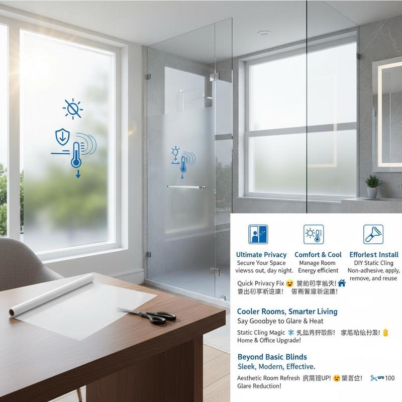 Frosted Window Cover 23.6 in x – Home Bathroom Window Tint Bewertung und Preis