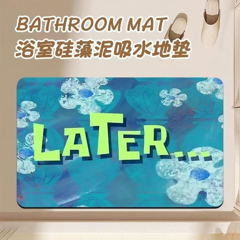 Anime Cartoon Diatom Mud Bathr – Home Edit Bathroom Bewertung und Preis