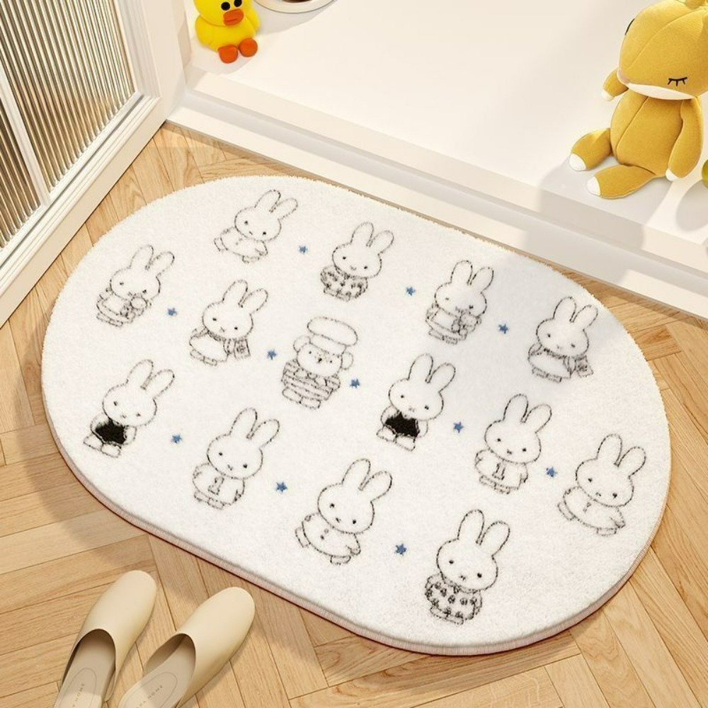 Miffy Cartoon Floor Mat Soft I – Home Edit Bathroom Bewertung und Preis