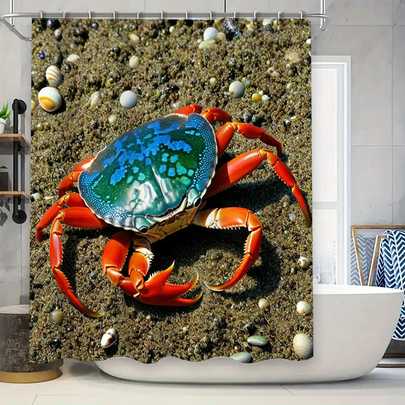 3D Printed Shower Curtain Blue – Home Bathroom Ideas Bewertung und Preis