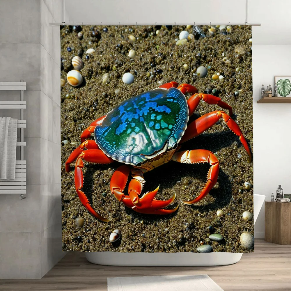 3D Printed Shower Curtain Blue – Home Bathroom Ideas Bewertung und Preis