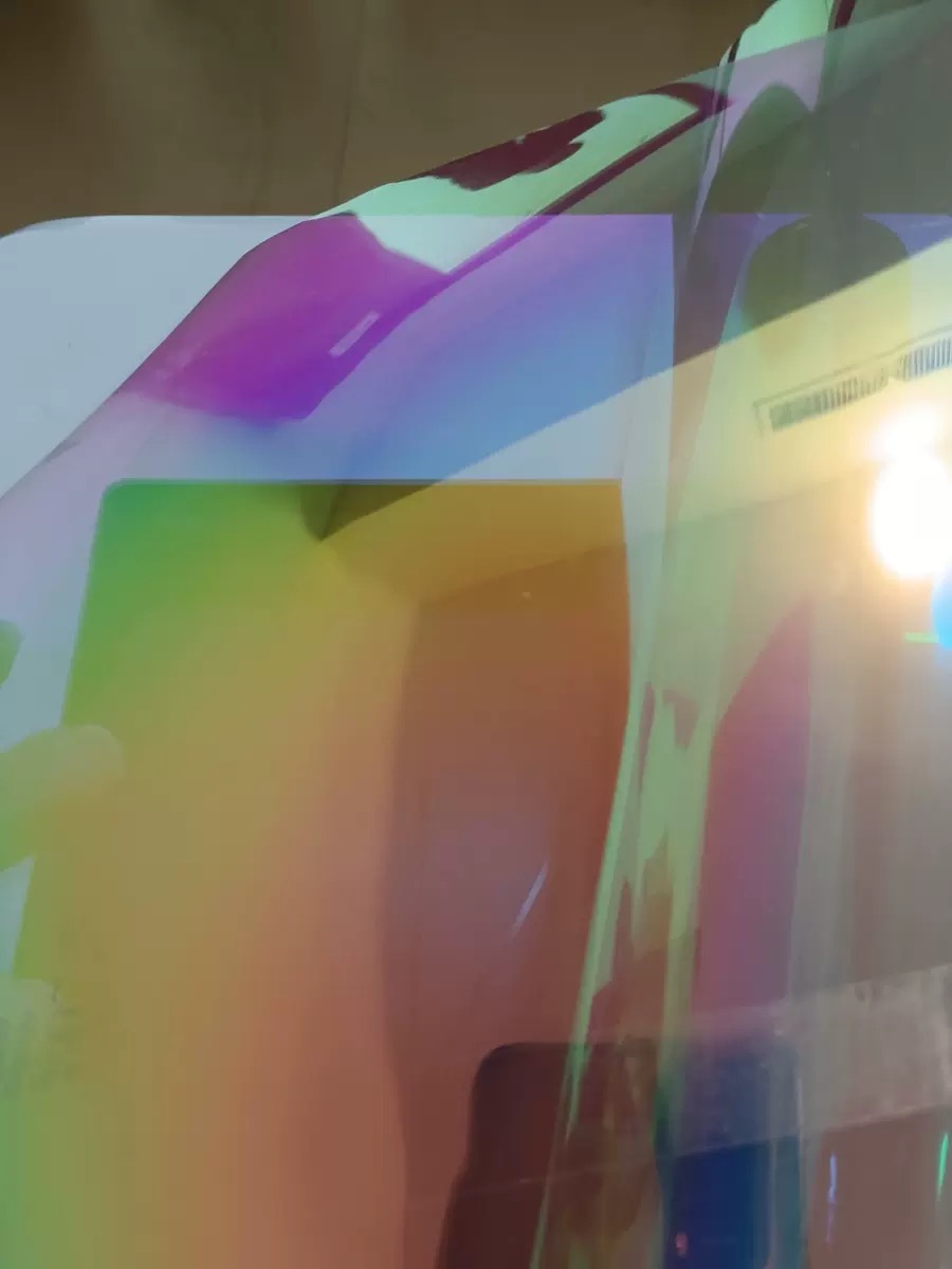 Iridescent Window Film PET Tra – Home Bathroom Window Tint Bewertung und Preis
