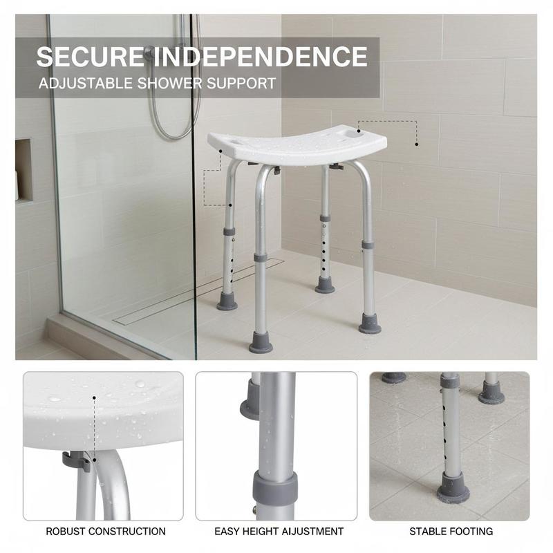 Bath Bench 13-19 Inch For Bath – Home Bathroom Furniture Bewertung und Preis