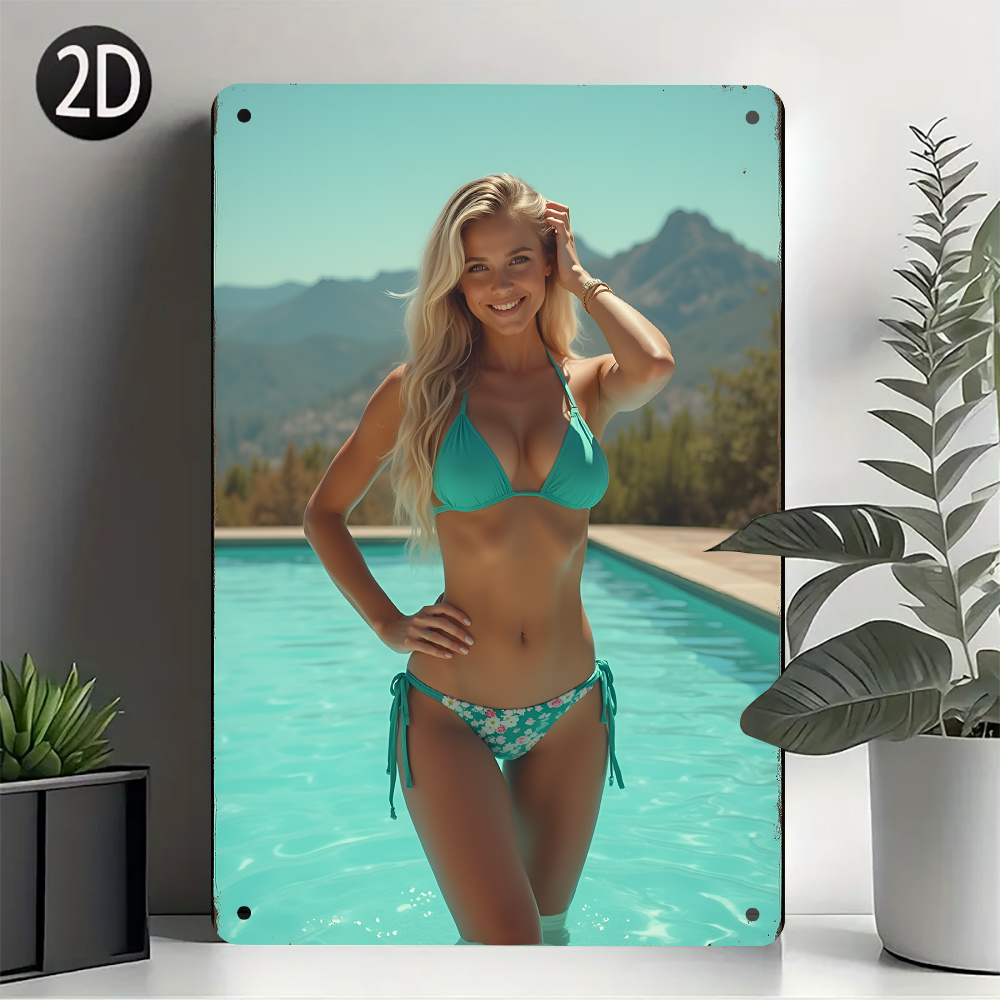 2D Flat Retro Metal Sign - Tur – Home Bathroom Design Bewertung und Preis