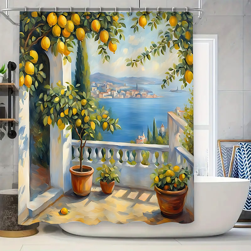 Mediterranean Lemon Garden Sho – Home Bathroom Ideas Bewertung und Preis