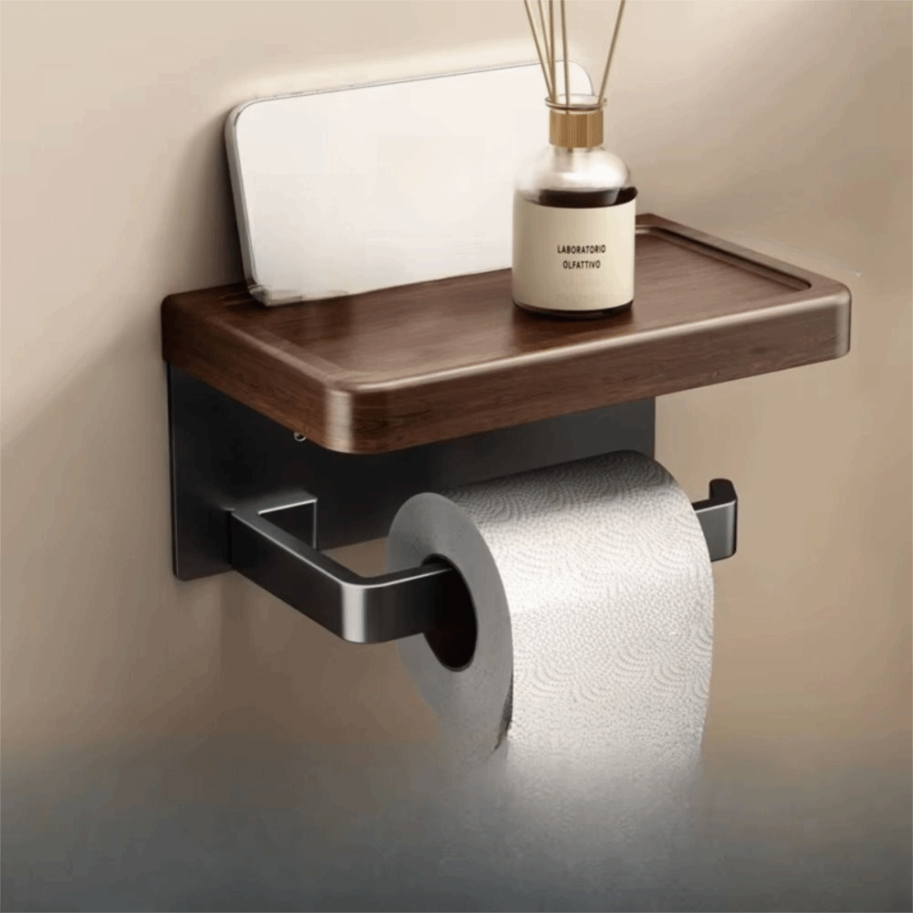 Wood Material Wall-Mounted Toi – Toilet Paper Holder Bewertung und Preis