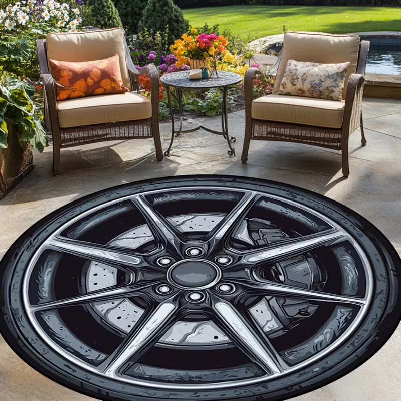 1pc Car Wheel Design Carpet Ma – Home Toilet Bathroom Design Bewertung und Preis