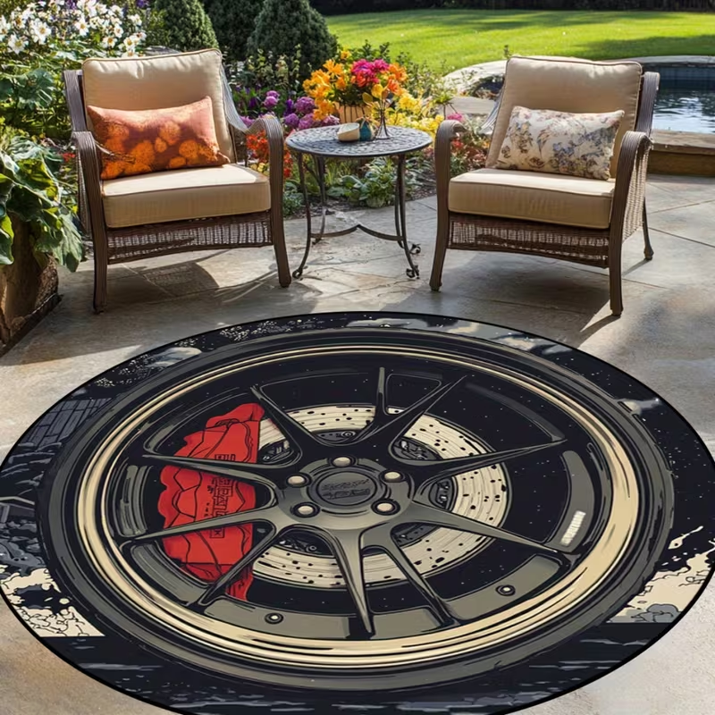 1pc Car Wheel Design Carpet Ma – Home Toilet Bathroom Design Bewertung und Preis