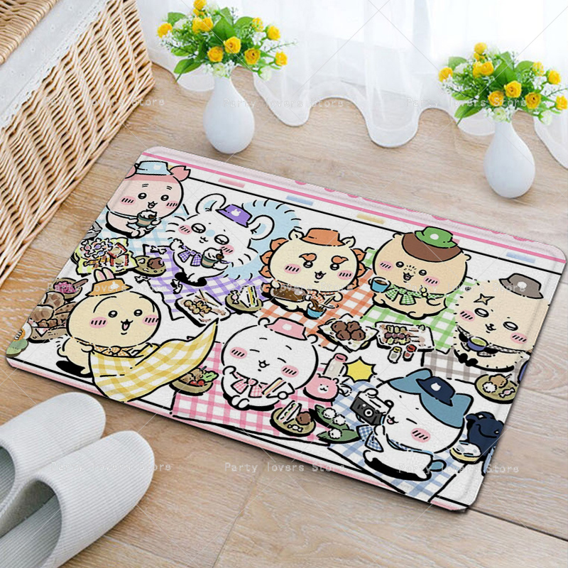 Anime Chiikawas Flannel Carpet – Home Goods Bathroom Mats Bewertung und Preis