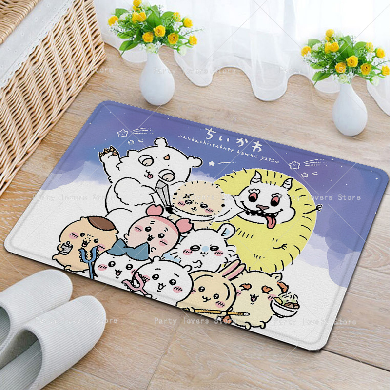 Anime Chiikawas Flannel Carpet – Home Goods Bathroom Mats Bewertung und Preis