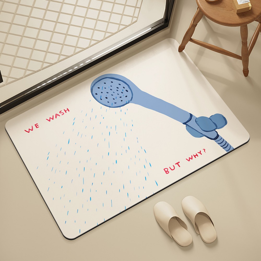 VIKAMA Bathroom Tile Shower Ma – Home Goods Bathroom Mats Bewertung und Preis