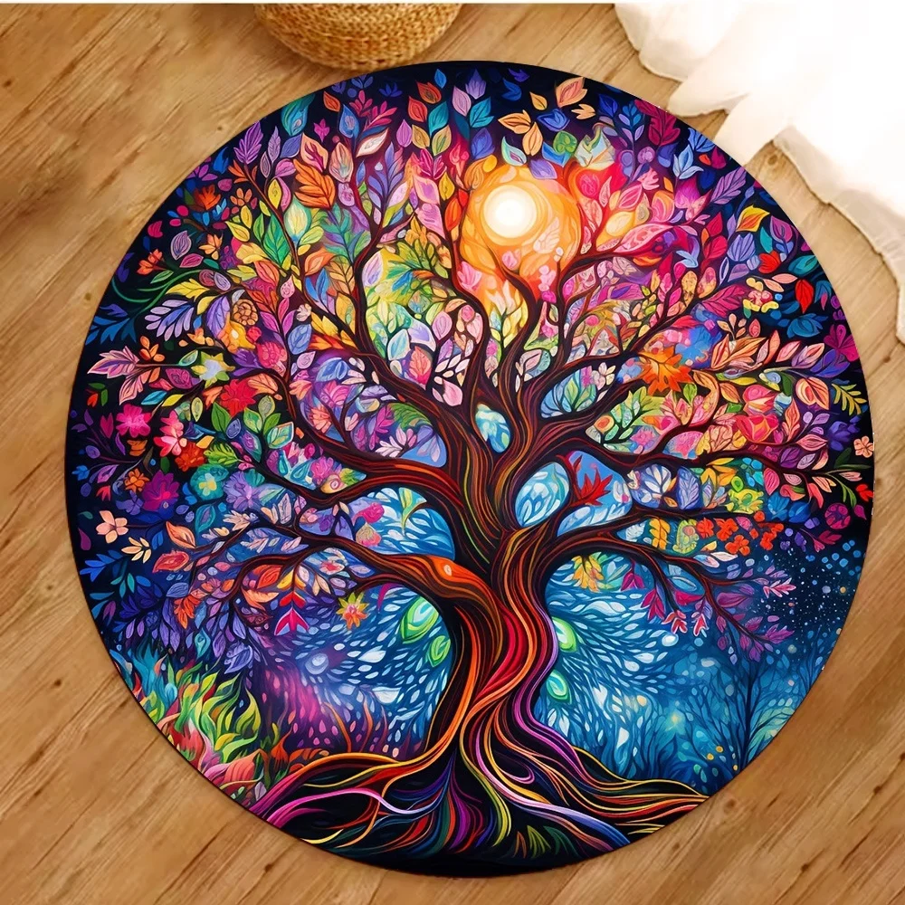 Tree of Life Round Rugs Yoga F – Home Toilet Bathroom Design Bewertung und Preis