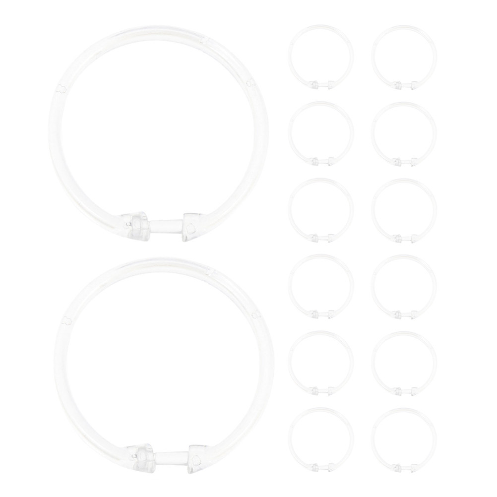 15Pcs Clear Shower Curtain Rin – Home Bathroom Design Bewertung und Preis