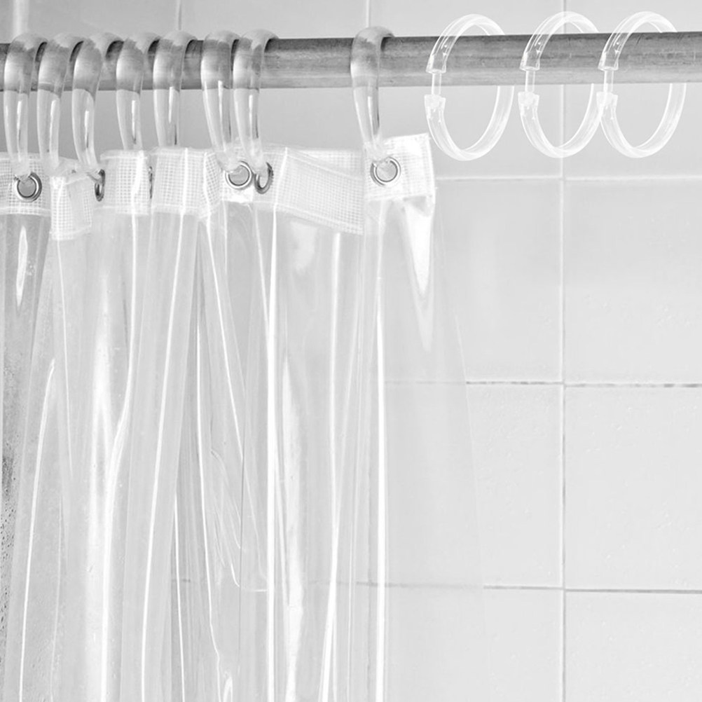 15Pcs Clear Shower Curtain Rin – Home Bathroom Design Bewertung und Preis