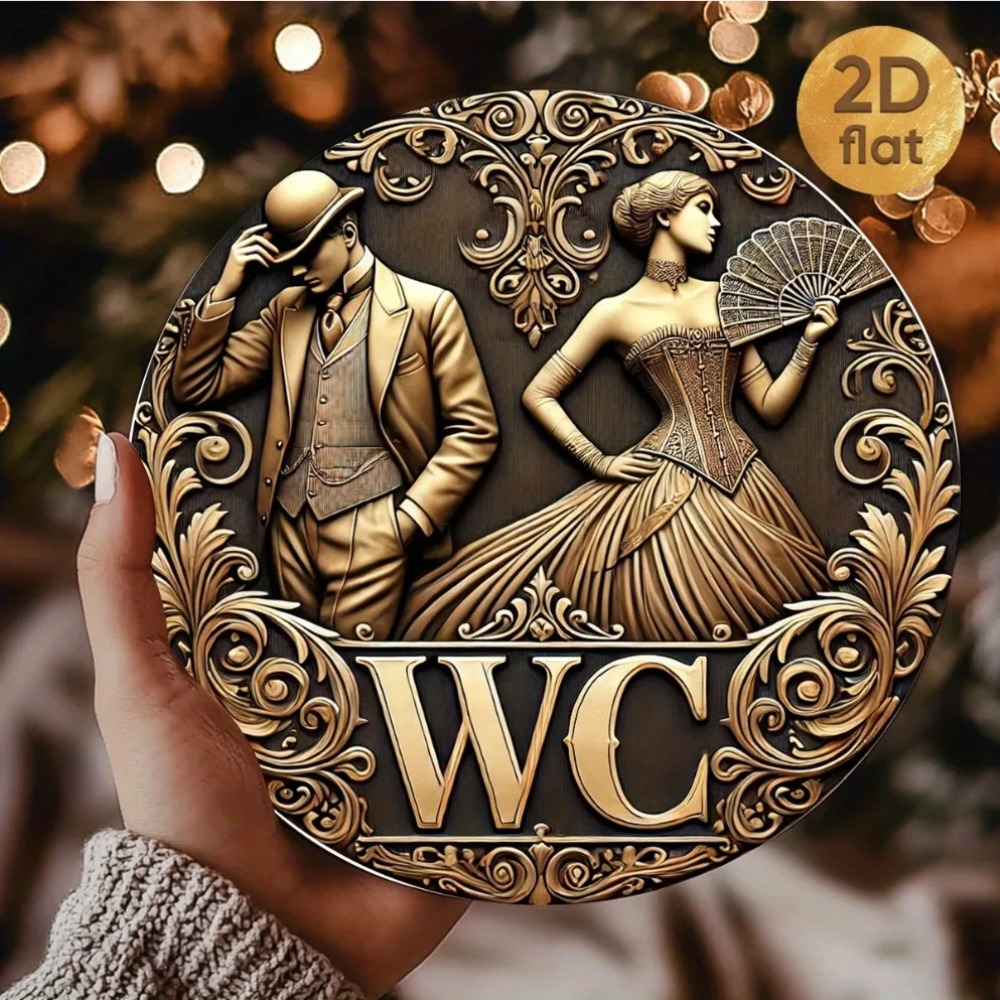 Vintage European Toilet Sign,  – Home Toilet Bathroom Design Bewertung und Preis