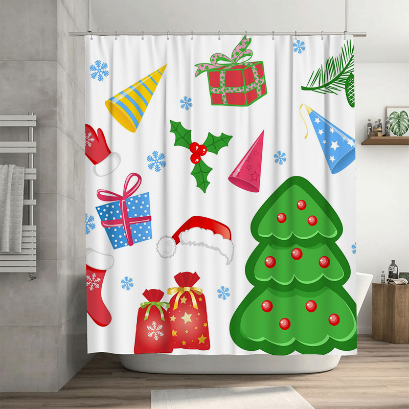 TU Shower Curtain Christmas Fo – Home Bathroom Ideas Bewertung und Preis