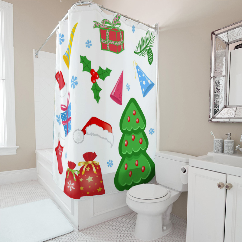 TU Shower Curtain Christmas Fo – Home Bathroom Ideas Bewertung und Preis