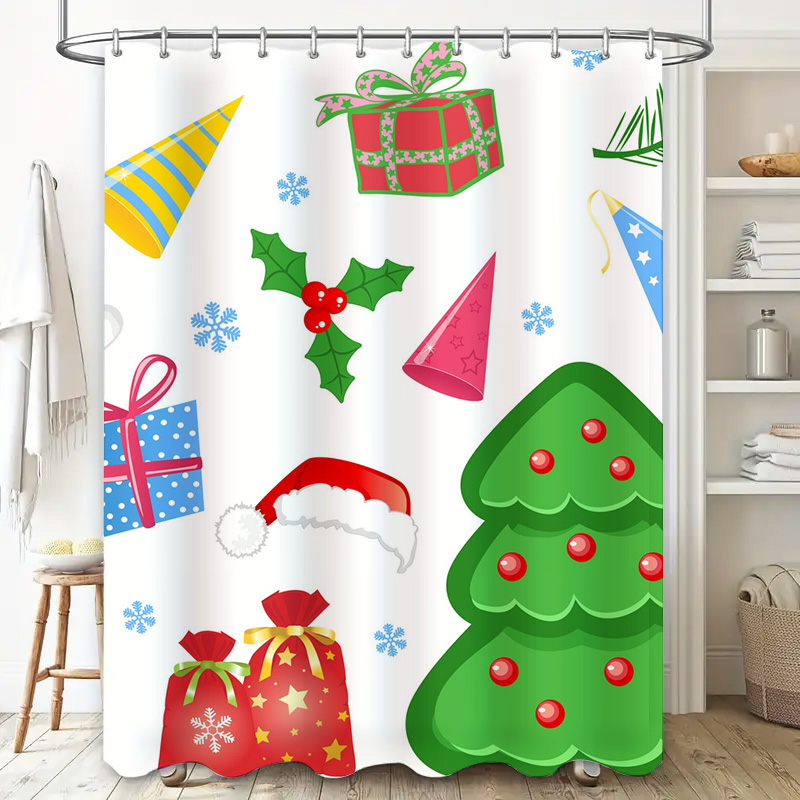 TU Shower Curtain Christmas Fo – Home Bathroom Ideas Bewertung und Preis