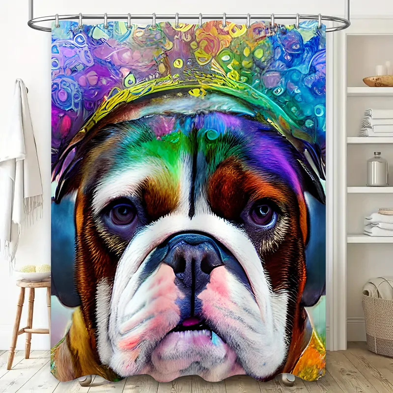 Vibrant Animal Print Shower Cu – Home Bathroom Ideas Bewertung und Preis