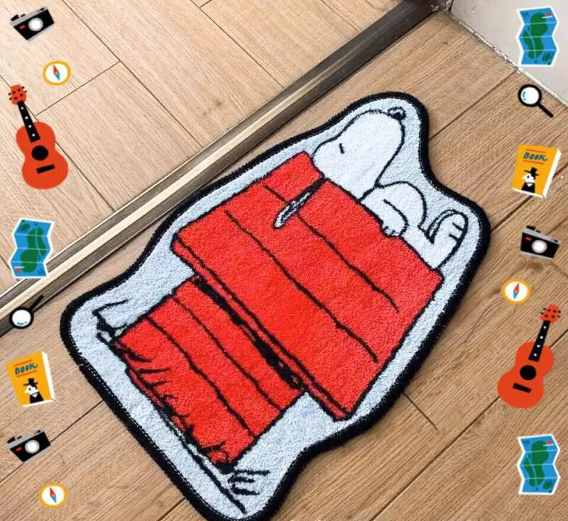 Cute Snoopy Cartoon Floor Mat  – Home Edit Bathroom Bewertung und Preis