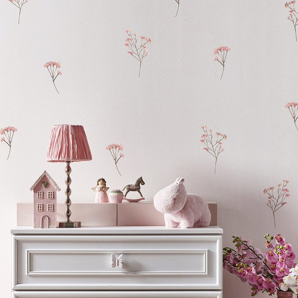 Pink  Watercolor Flower Wall S – Home Bathroom Tiles Bewertung und Preis
