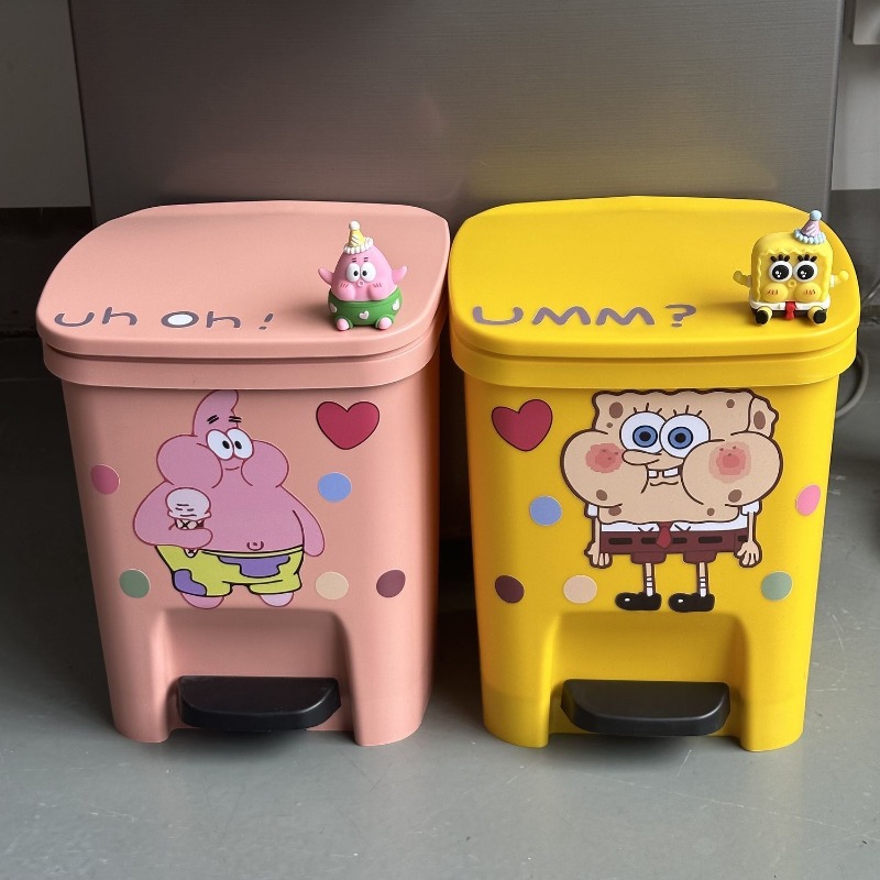 Cute Patrick Star Pedal Trash  – Home Edit Bathroom Bewertung und Preis