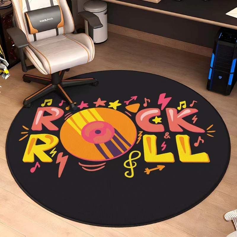 Rock and Roll Theme Round Carp – Home Toilet Bathroom Design Bewertung und Preis