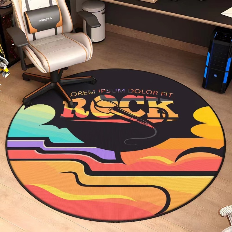 Rock and Roll Theme Round Carp – Home Toilet Bathroom Design Bewertung und Preis