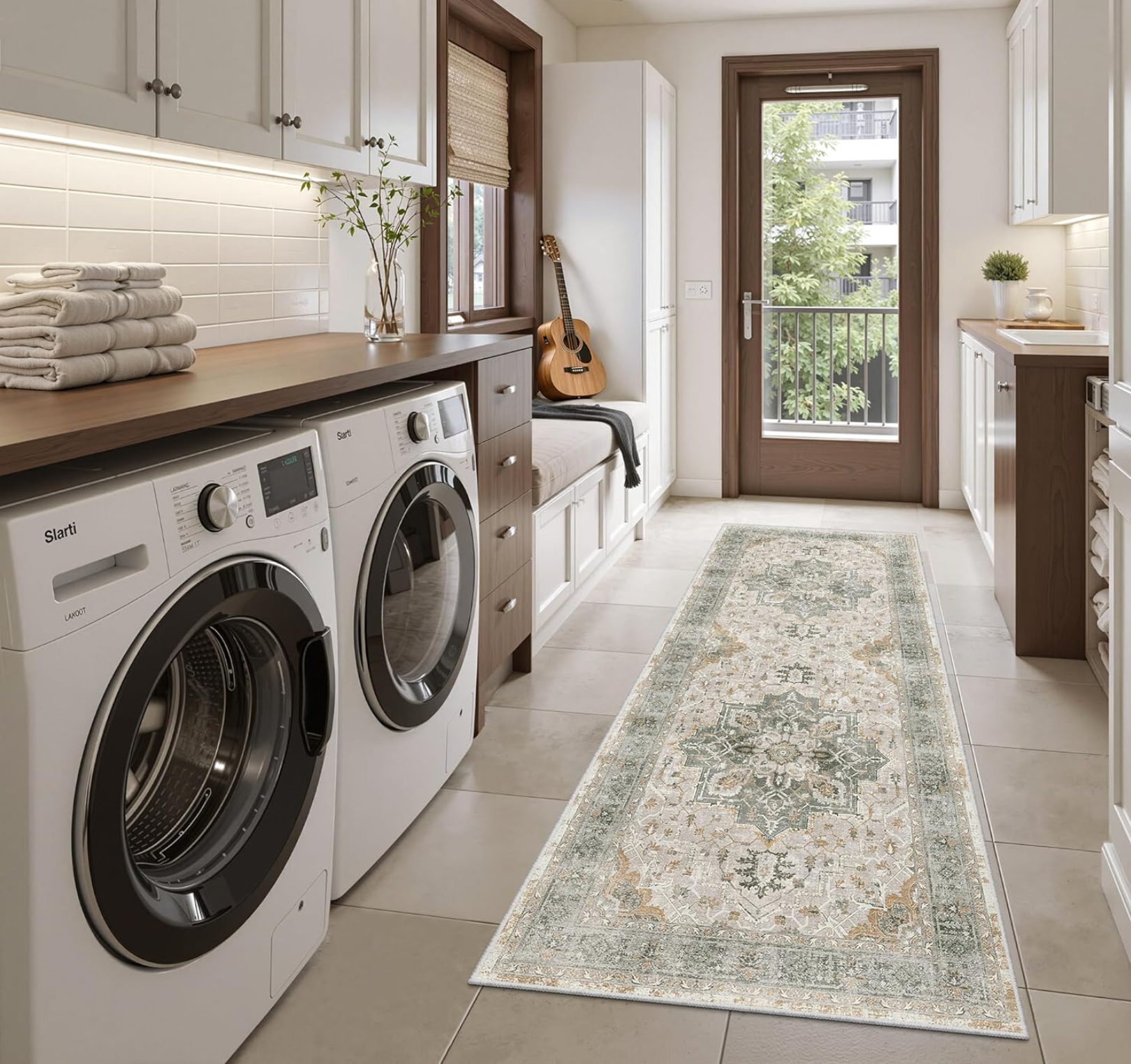 Multi-scene Long Runner Rug No – Home Bathroom Scene Bewertung und Preis