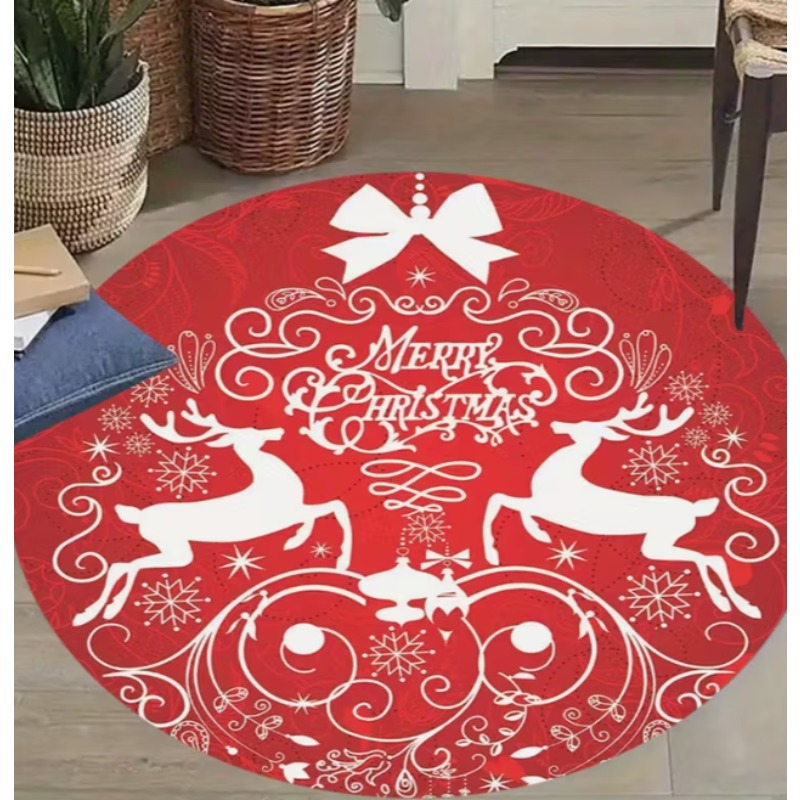 Christmas Themed carpet Santa  – Home Goods Bathroom Mats Bewertung und Preis