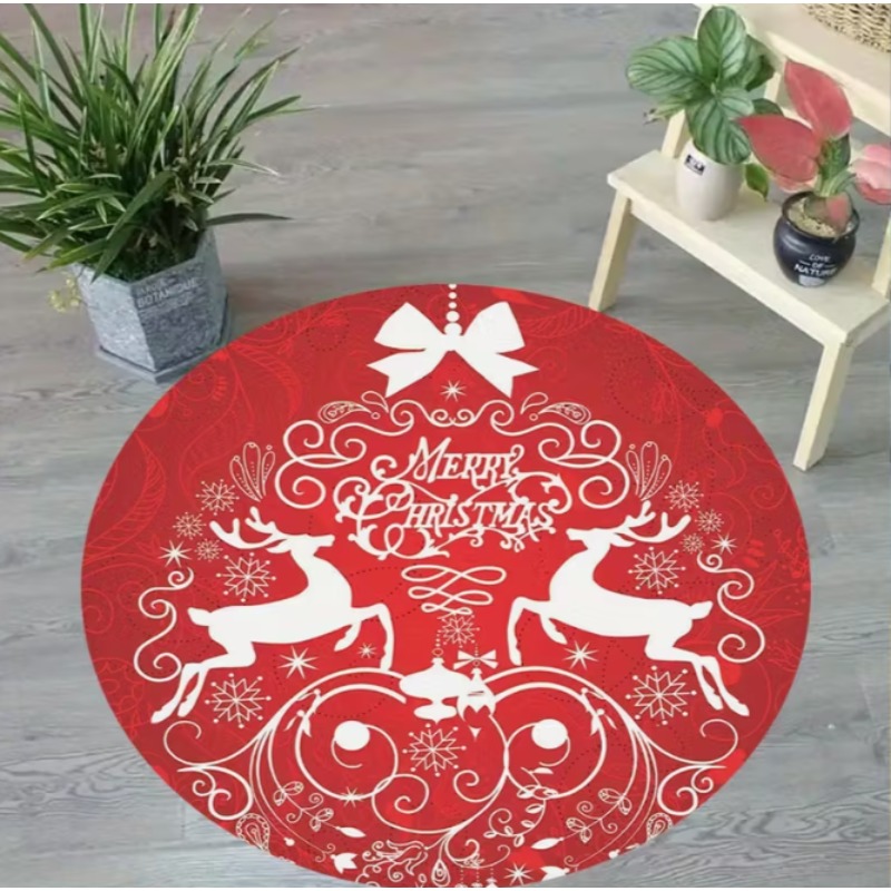 Christmas Themed carpet Santa  – Home Goods Bathroom Mats Bewertung und Preis